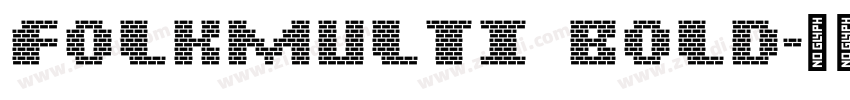 FolkMulti Bold字体转换